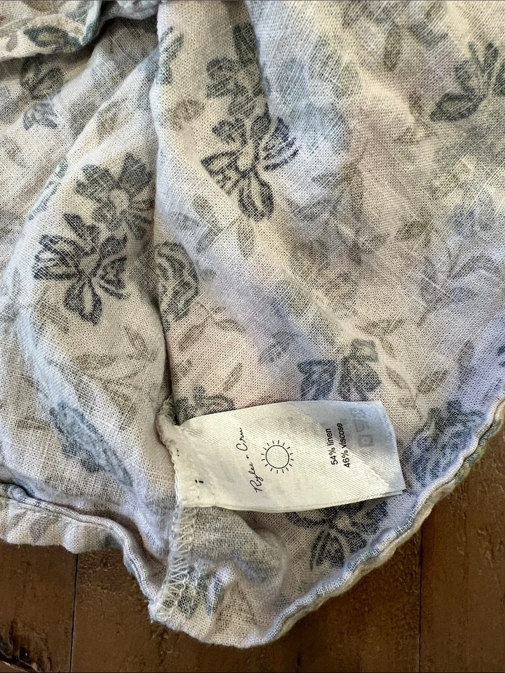 Rylee + cru linen blend floral tank top and bloomers set 3-6 months play